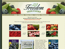 Tablet Screenshot of freedomtreefarms.com